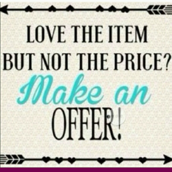 All prices are negotiable, just make an offer...