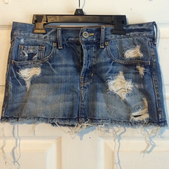 Hollister denim skirt