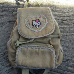 Hello kitty mini backpack.