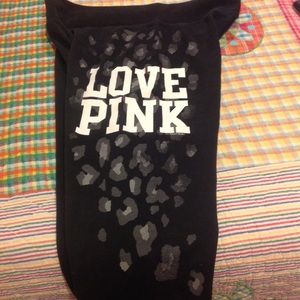 Pre- loved VSPINK cheetah print sweatpants.