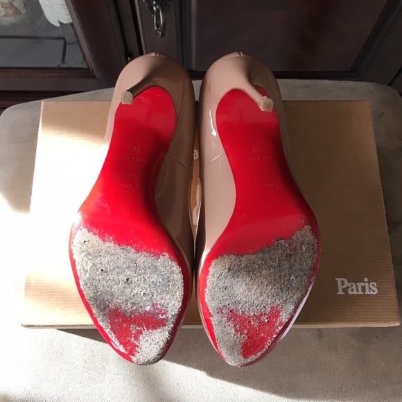 SOLD Louboutin FIFI 100 Patent Calf - Picture 2 of 3