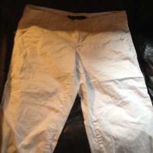 White Calvin Klein capris