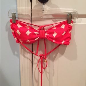 kate spade Marmount bandeau bikini top
