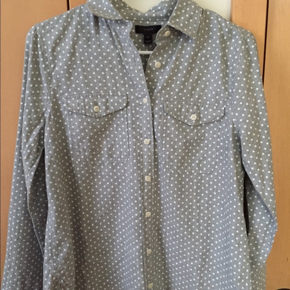 Polka-Dot button down