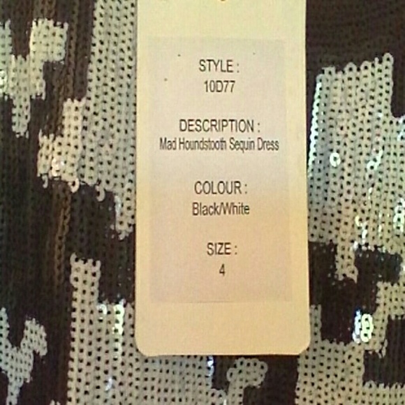 SALE! Yoana Baraschi Mod Houndstooth Sequin - Picture 3 of 4