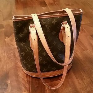 Authentic Louis Vuitton Petit Bucket
