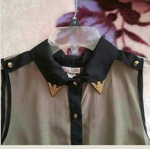 SALE🌟Brown high low shirt