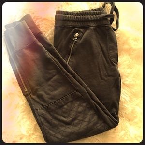 Skinny motto joggers