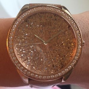 Rose Gold Guess Watch