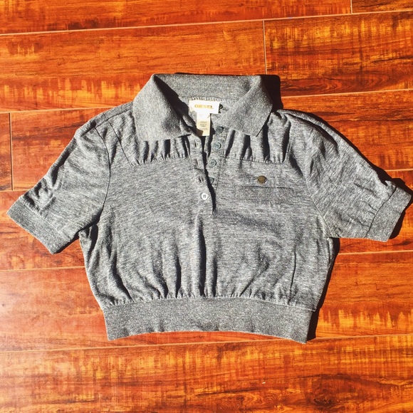 DIESEL POLO CROP TOP