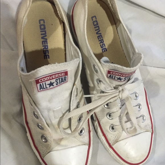 ‼️ Sold on M ‼️ White Converse