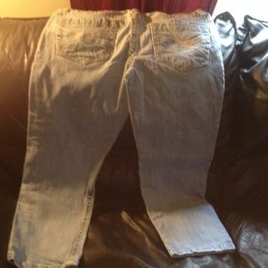 Aeropostale light blue capris