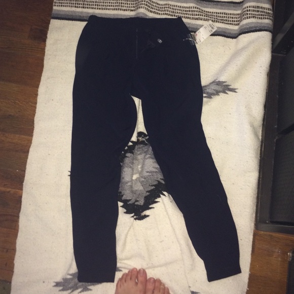 Navy Uniqlo business pants, relaxed fit