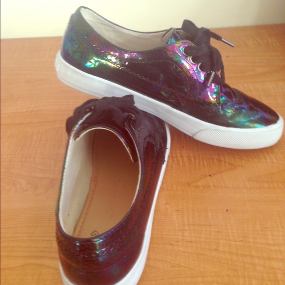 Black Metallic Banana Republic Sneaker