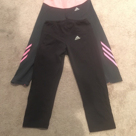 Adidas cropped climate running pants