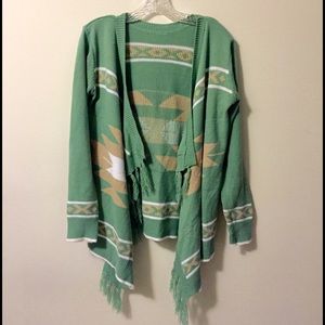 Aztec Print Cardigan
