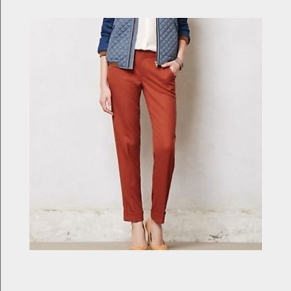 Cartonnier Lou Taper Trouser in Rust 4