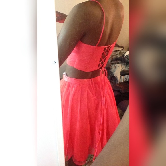 CORAL 2 PIECE DRESSπππΊ - Picture 4 of 4