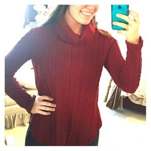 SOLD. CLEARANCE Brand new gorgeous maroon sweater!