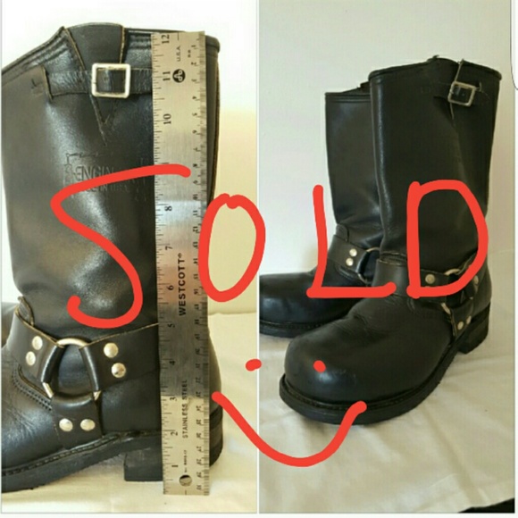 Carolina Engineer Motorcycle Boots - Black - Picture 1 of 1