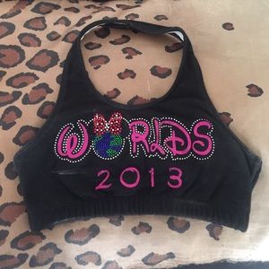 CA panthers sports bra