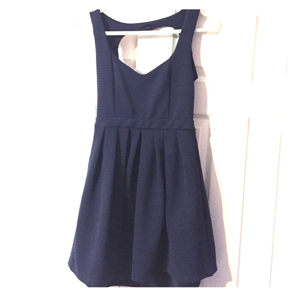 Macy's mini navy dress
