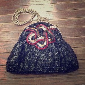 Vintage sequined purse