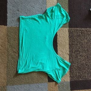 Teal crop top