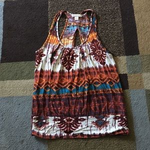 Colorful, patterned shirt