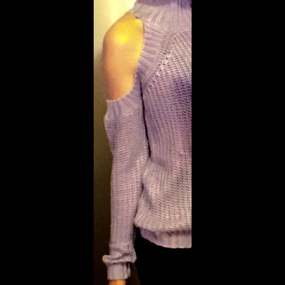 Off shoulder sweater (grey). NWOT - Picture 3 of 3