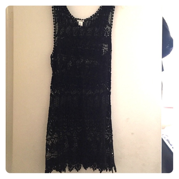 Forever 21 Black Swim Suit Coverup.