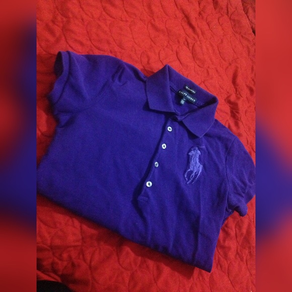 Purple Ralph Lauren Polo Shirt.🐎😍