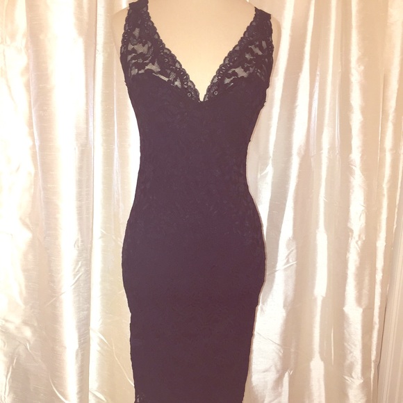 Sexy Moda International Open Back Lace Dress