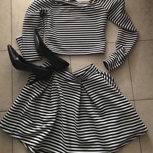 Forever 21 two piece crop top set