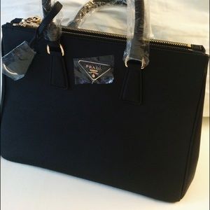 Black Saffiano Leather Bag
