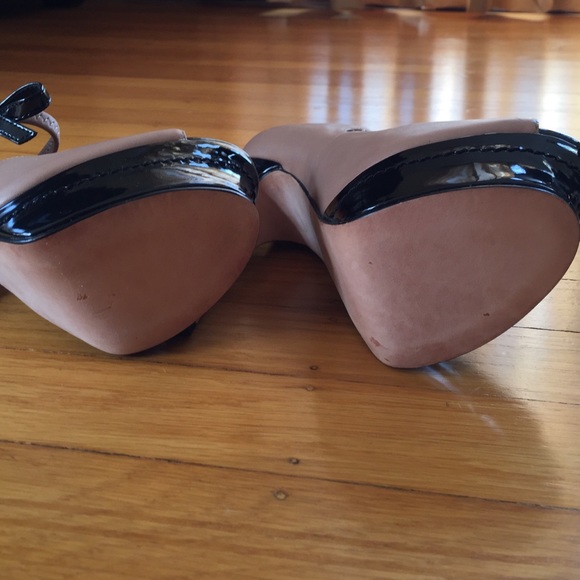 New Sam Edelman nude peep toe pumps - Picture 3 of 4