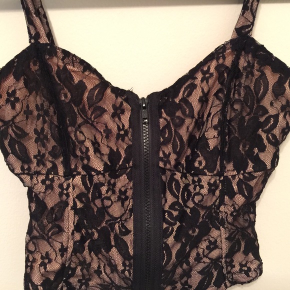 Lace crop top