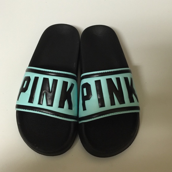 VS PINK Light blue slides
