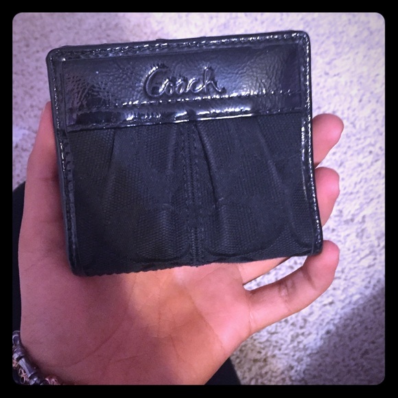 Small black wallet