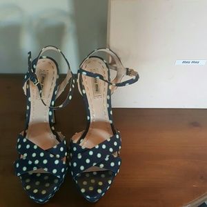 Miu Miu platform sandals