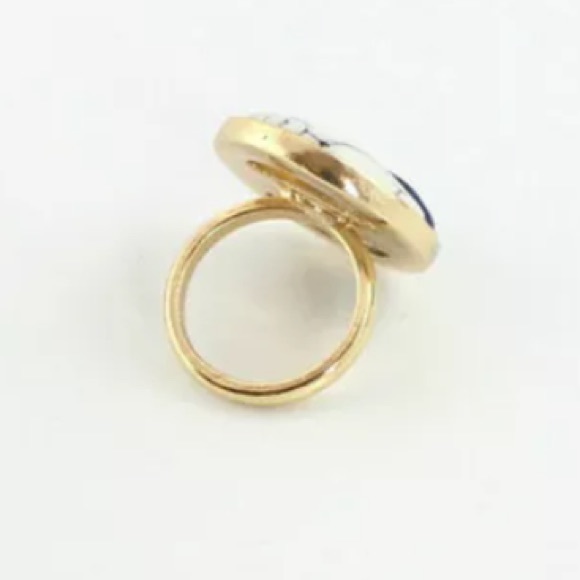 NEW!! 14k Gold Plated Statement Ring - Picture 2 of 4