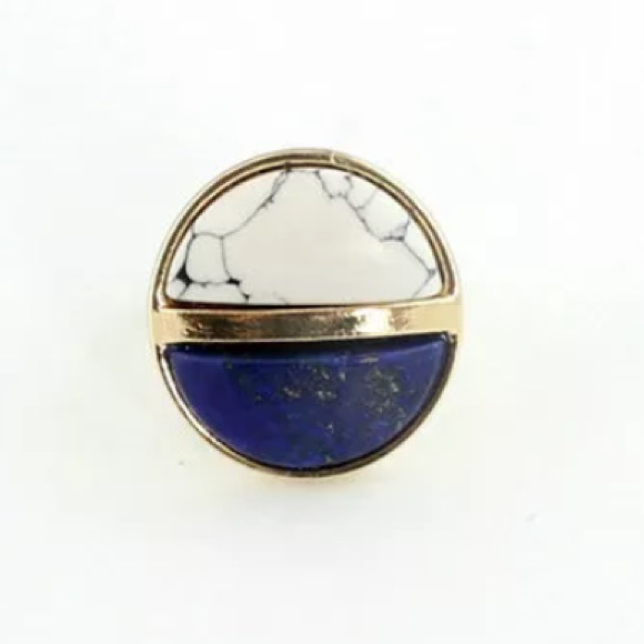 NEW!! 14k Gold Plated Statement Ring - Picture 4 of 4