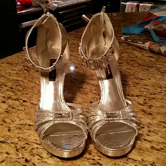 Silver heels