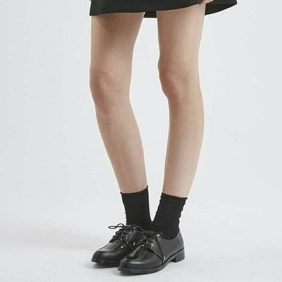 Topshop Shoes - Topshop | NWT "Felix" Lace-Up Oxford Flats Topshop Shoes - Topshop | NWT "Felix" Lace-Up Oxford Flats