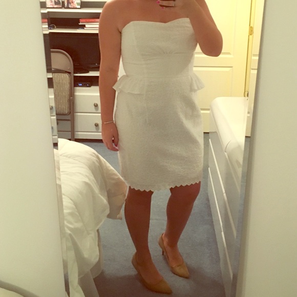 Lilly Pulitzer white eyelet dress