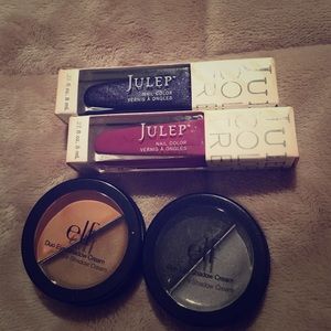 Nail polish and eye shadows