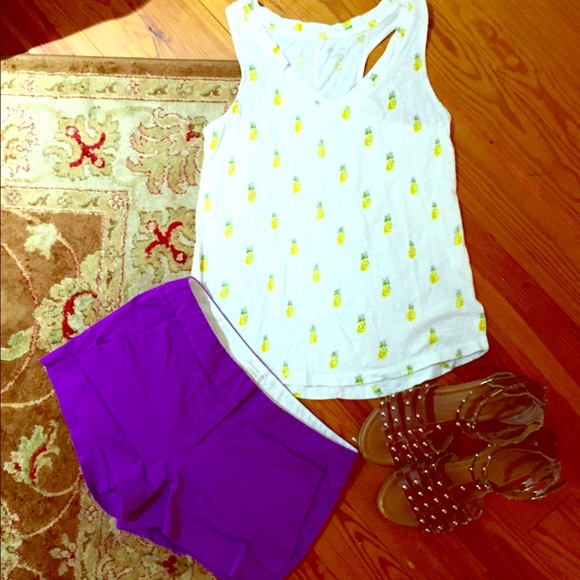 J. Crew Pants - JCrew purple chino shorts 2