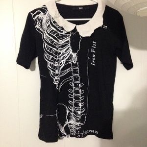 Iron Fist Collared Bone Shirt