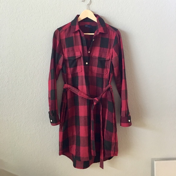 HOST PICK 2/5/2016 💥💥GAP flannel plaid dress 🍒