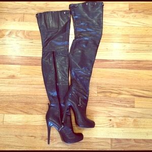 report thigh high boots